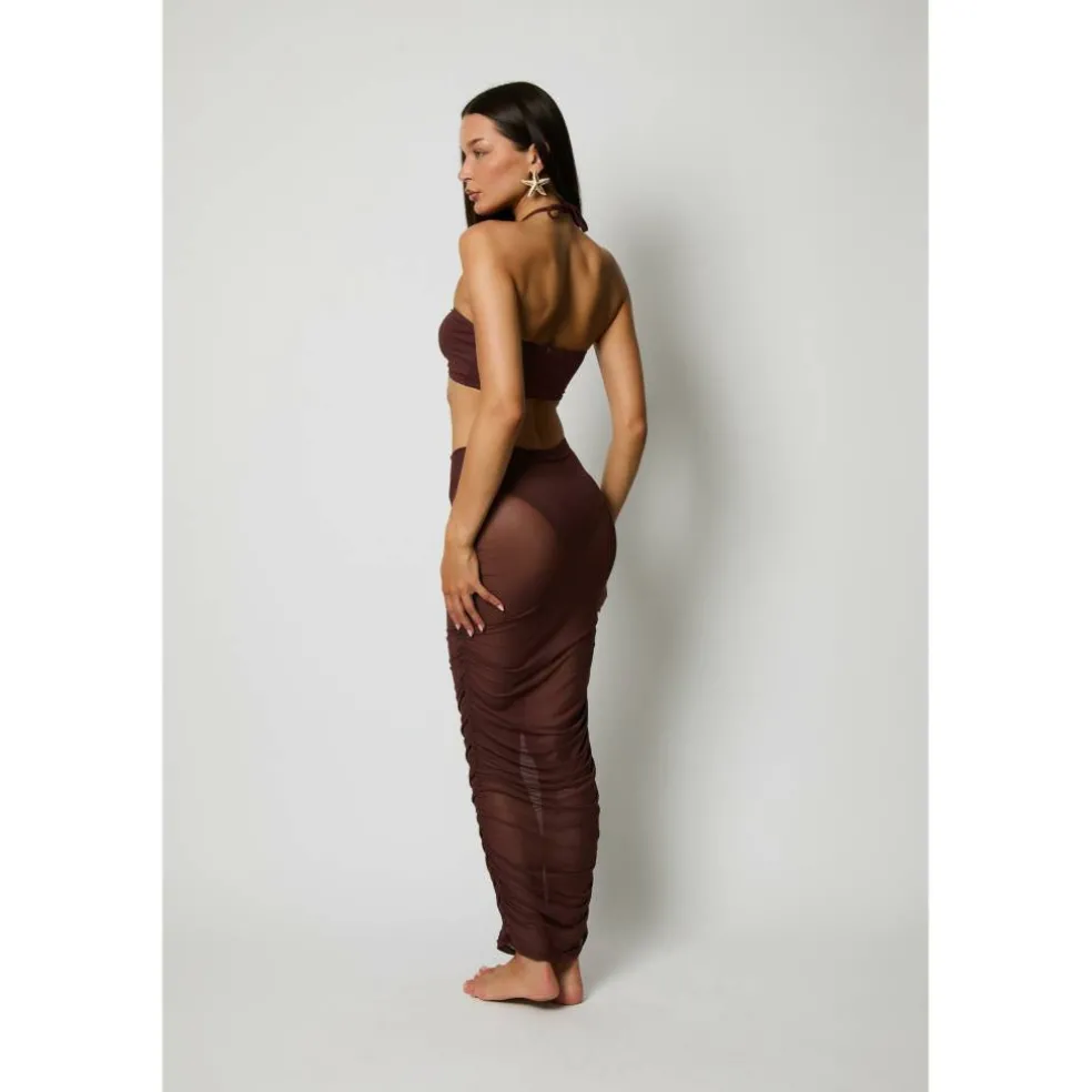 Women's Mesh Reversible Cut Out Dress