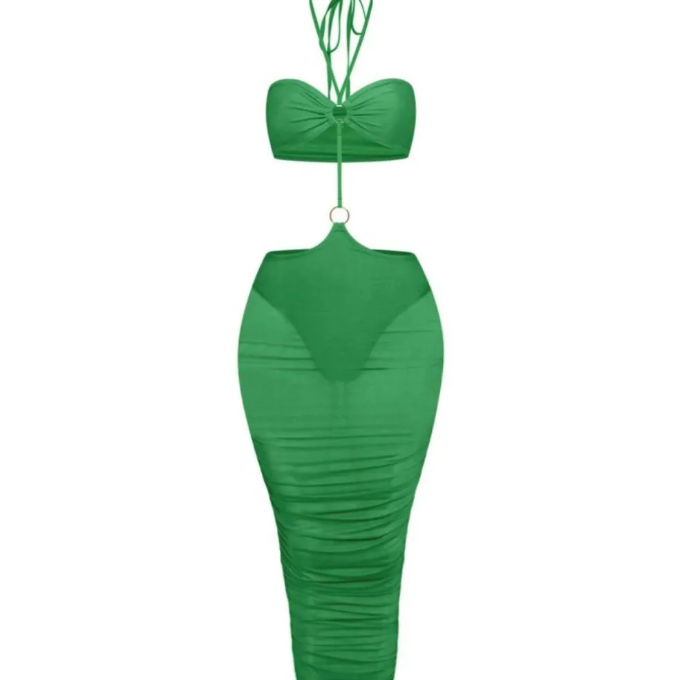 Women's Mesh Reversible Cut Out Dress