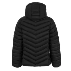 Womens Micro Bubble Long Sleeve Short Puffer Jacket