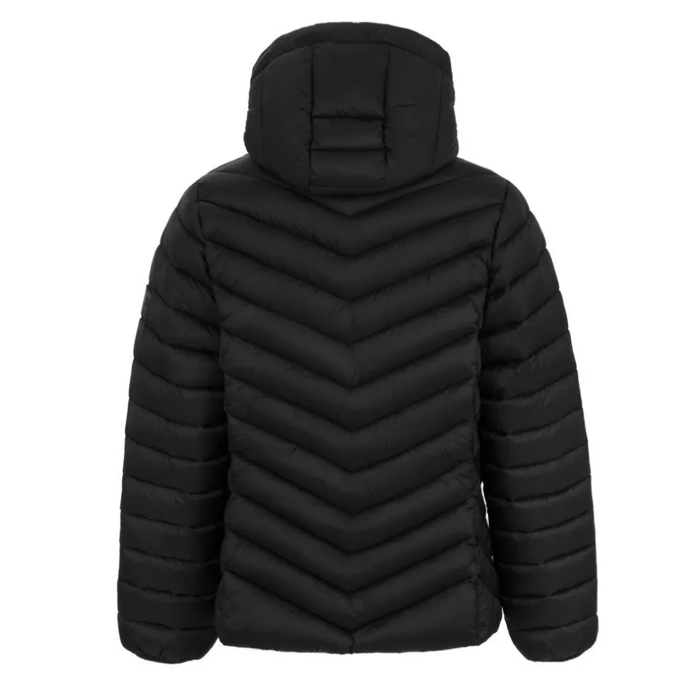Womens Micro Bubble Long Sleeve Short Puffer Jacket