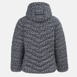 Womens Micro Bubble Long Sleeve Short Puffer Jacket