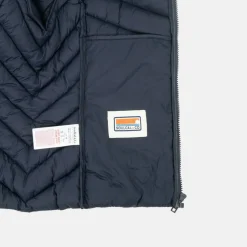 Womens Micro Bubble Long Sleeve Short Puffer Jacket