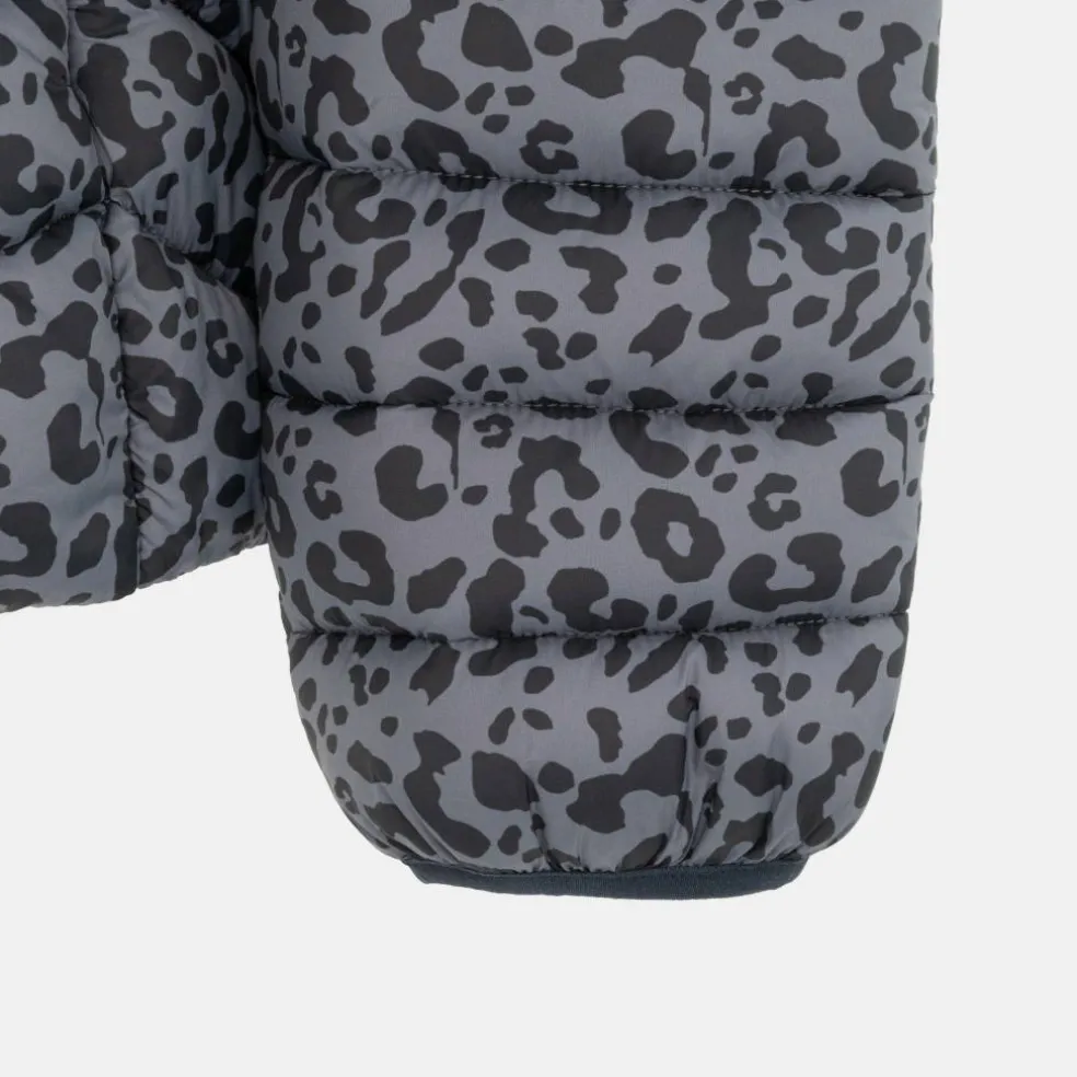 Womens Micro Bubble Long Sleeve Short Puffer Jacket