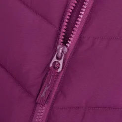 Womens Mid-Length Hooded Long Sleeve Puffer Jacket