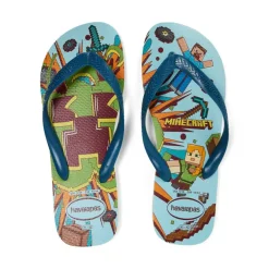 Women's Minecraft Beige Flip Flops