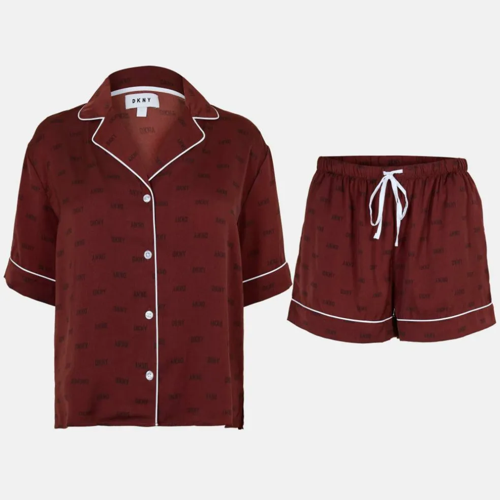 Women's Mono Set Short Sleeve Pyjama Set