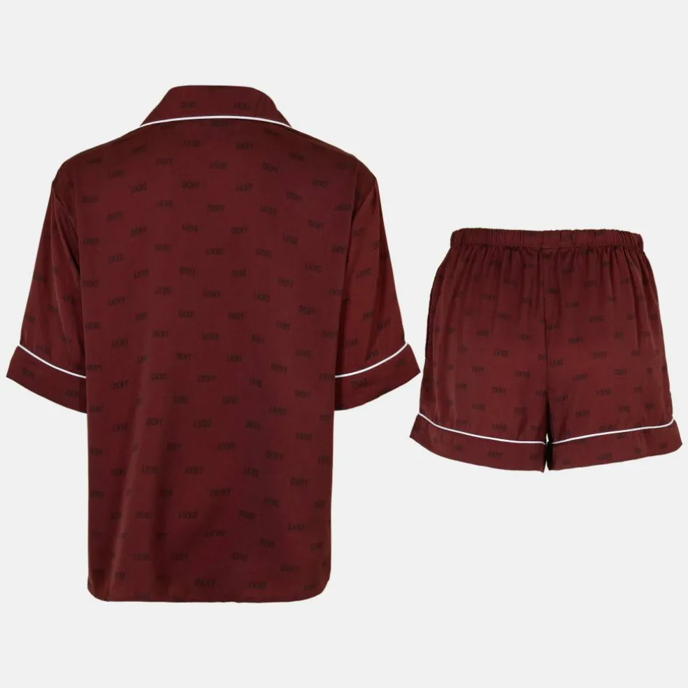 Women's Mono Set Short Sleeve Pyjama Set