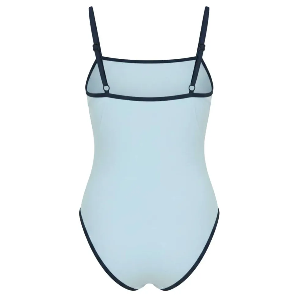 Women's Non Padded Adjustable Wired Scoop Neck Swimsuit