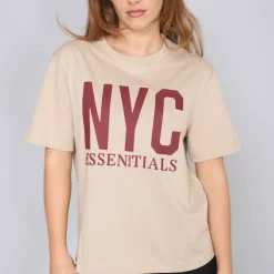Women's NYC Cotton Short Sleeve Oversized T-Shirt