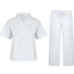 Women's Oxford Revere Collar Pyjama Set