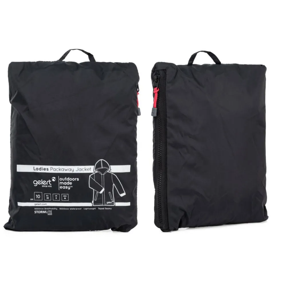 Womens Packaway Hooded Packable Waterproof Jacket