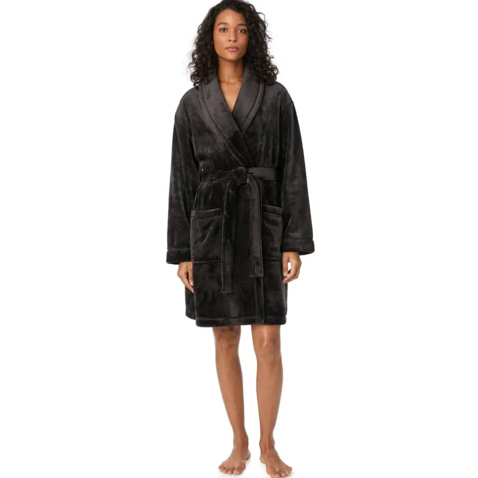 Women's Plush Relaxed Fit Dressing Gown