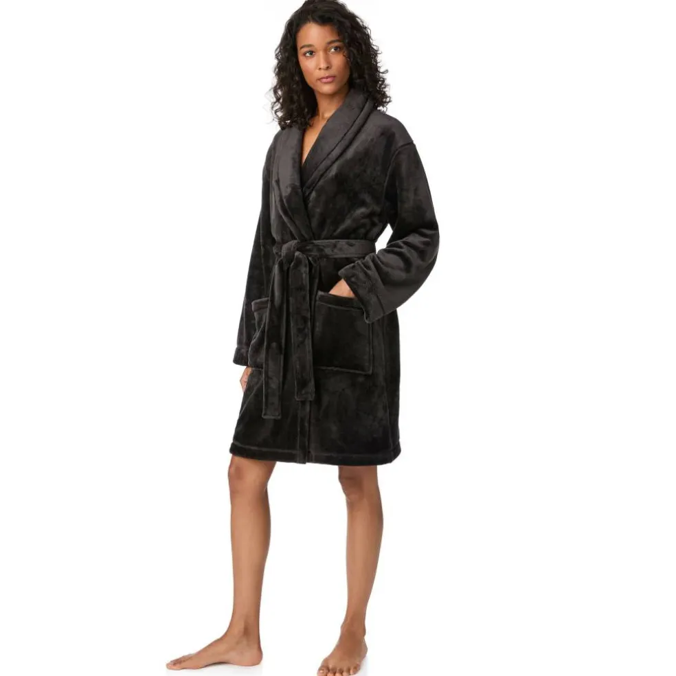 Women's Plush Relaxed Fit Dressing Gown
