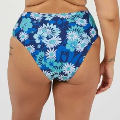 Womens Plus Size High Waisted Bikini Bottoms