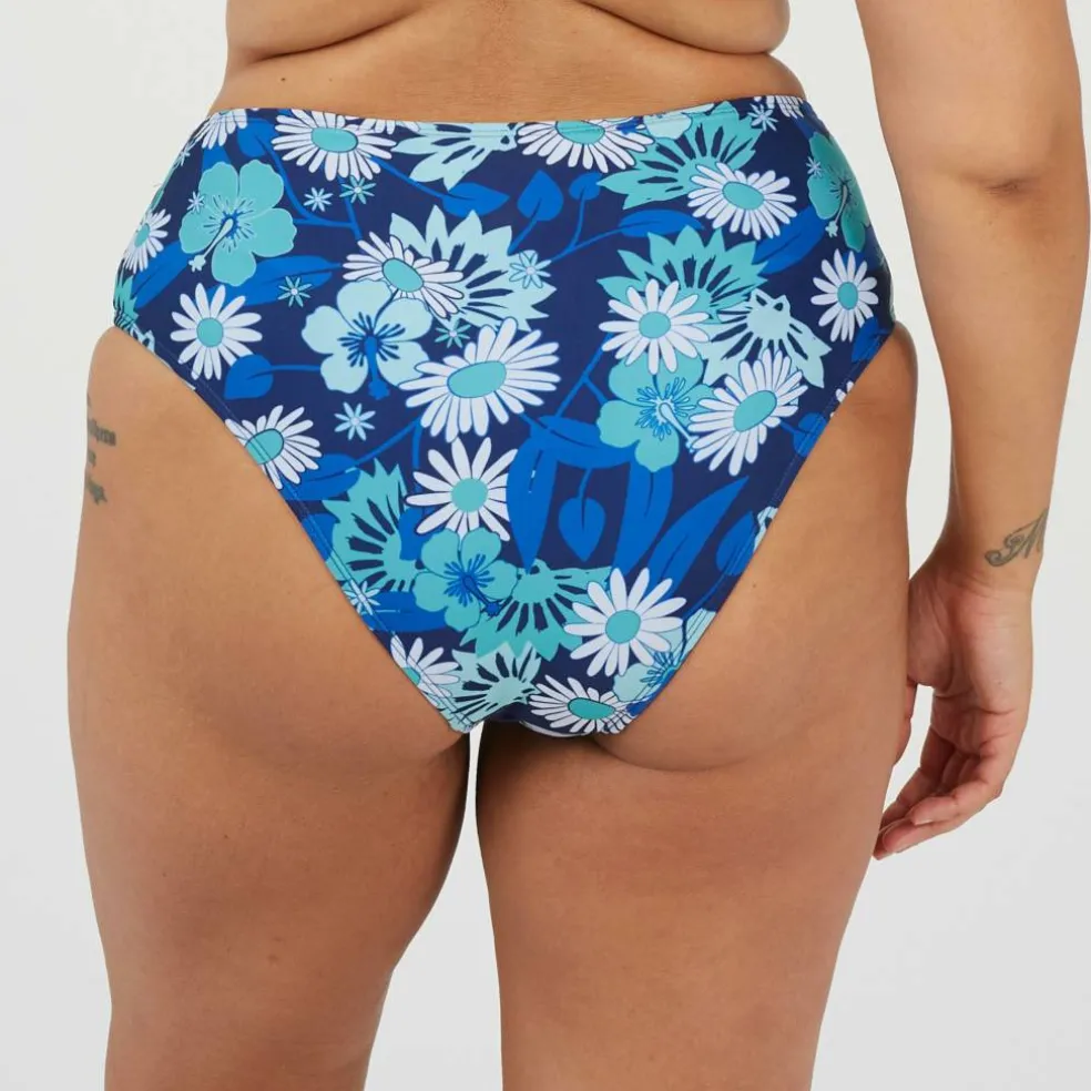 Womens Plus Size High Waisted Bikini Bottoms
