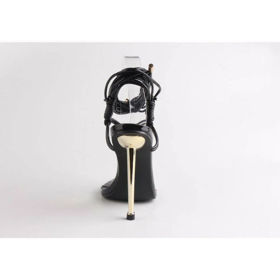 Women's Pointed Toe Tie Strap Flat Sandal