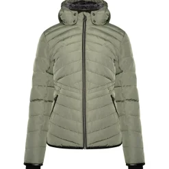 Women's Quilted Waterproof Fitted Insulated Puffer Jacket