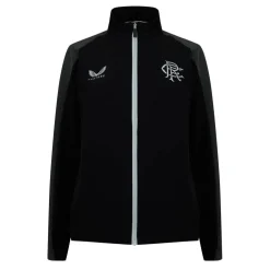 Women's Rangers Travel Long Sleeve Full Zip Licensed Rain Anorak