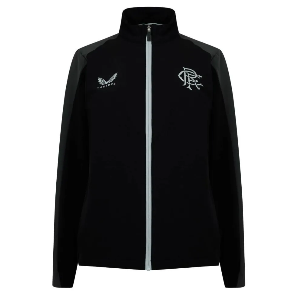 Women's Rangers Travel Long Sleeve Full Zip Licensed Rain Anorak