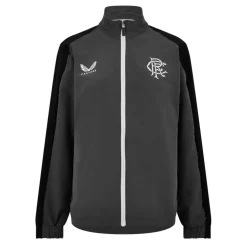 Women's Rangers Travel Long Sleeve Full Zip Licensed Rain Anorak