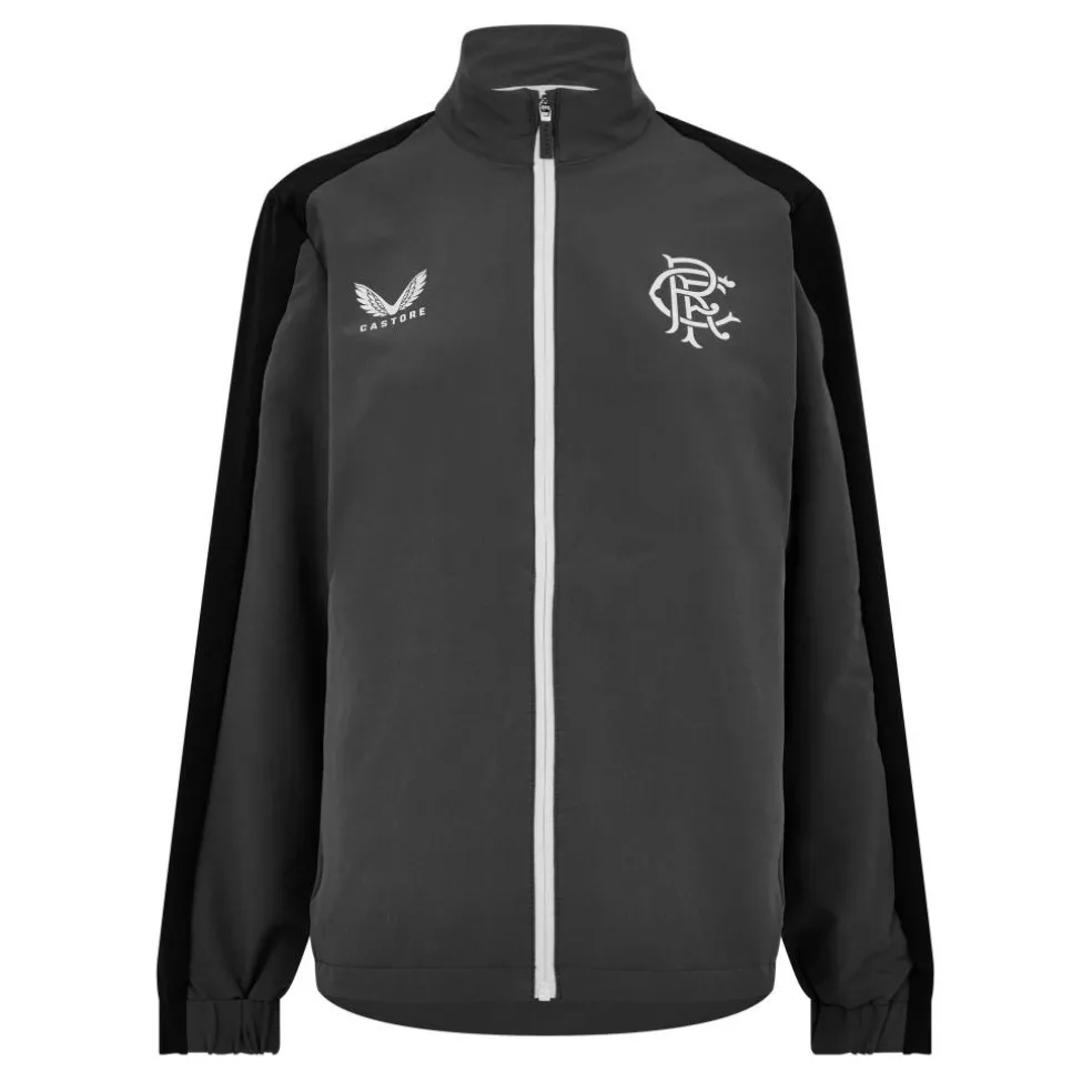 Women's Rangers Travel Long Sleeve Full Zip Licensed Rain Anorak