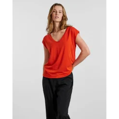 Women's Regular Fit Knitted T-Shirt