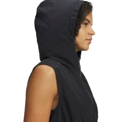 Womens Rival Woven Ruched Vest