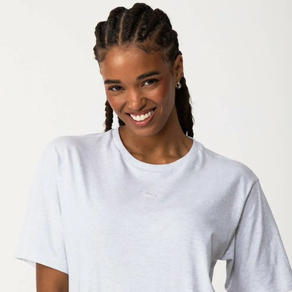 Women's Single Cat Boyfriend Oversized T-Shirt