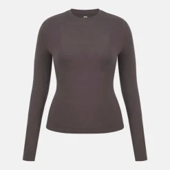 Women's Slaz Ess Cotton Slim Fit Long Sleeve T-Shirt