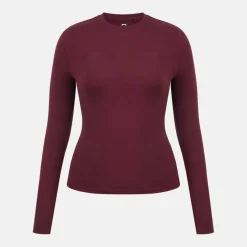 Women's Slaz Ess Cotton Slim Fit Long Sleeve T-Shirt