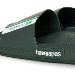 Women's Slide Brasil Black Flip Flops