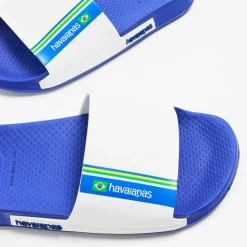 Women's Slide Brasil Black Flip Flops