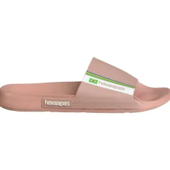 Women's Slide Brasil Black Flip Flops