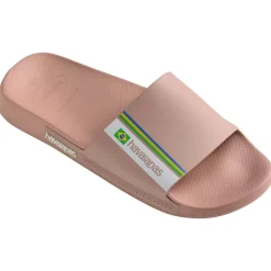 Women's Slide Brasil Black Flip Flops