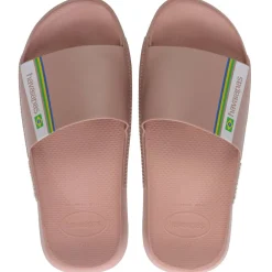 Women's Slide Brasil Black Flip Flops