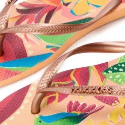 Women's Slim Print Flip Flops