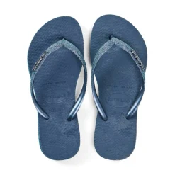 Women's Slim Sparkle II Aubergine Flip Flops