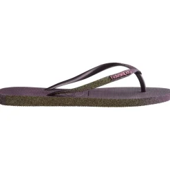 Women's Slim Sparkle II Aubergine Flip Flops