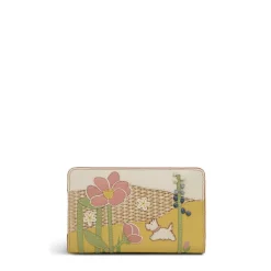 Women's Spring Blooms Floral Leather Billfold Wallet
