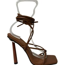 Women's Square Toe Strappy Flat Sandal