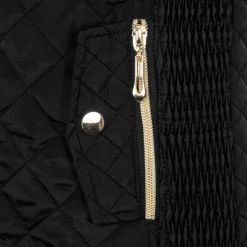 Women's Stand Collar Full Zip Hip Length Gilet