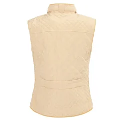 Women's Stand Collar Full Zip Hip Length Gilet