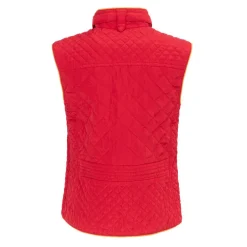 Women's Stand Collar Full Zip Hip Length Gilet