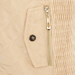 Women's Stand Collar Full Zip Hip Length Gilet