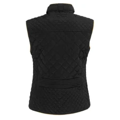 Women's Stand Collar Full Zip Hip Length Gilet