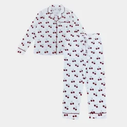 Women's Star Cotton Long Sleeve Pyjama Set