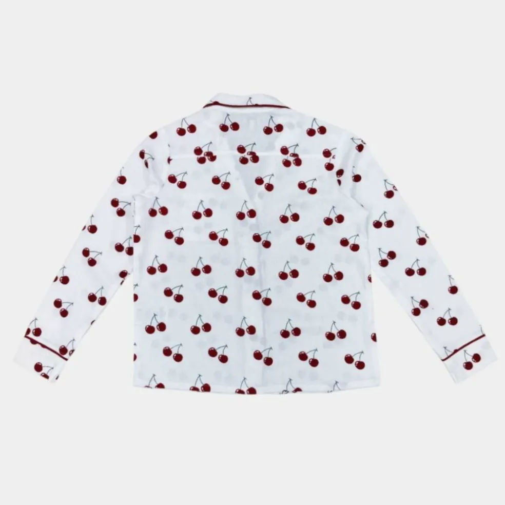 Women's Star Cotton Long Sleeve Pyjama Set