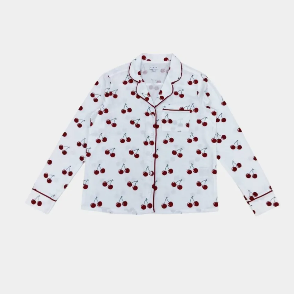 Women's Star Cotton Long Sleeve Pyjama Set