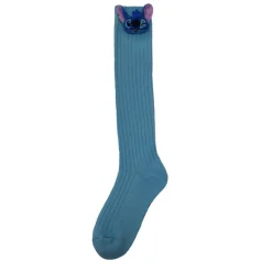 Womens Stitch Graphic 3 Pack Knee High Socks
