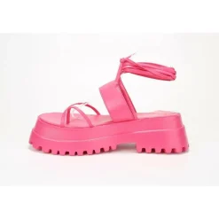 Women's Strappy Tie-Up Flatform Sandal